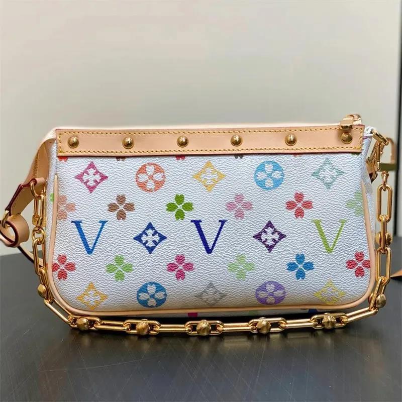 designer bag Underarm Mahjong Bag women bag classic old flower Chain small bag retro single shoulder bags crossbody carrying bag women tote bag Clutch bag Handbags a3