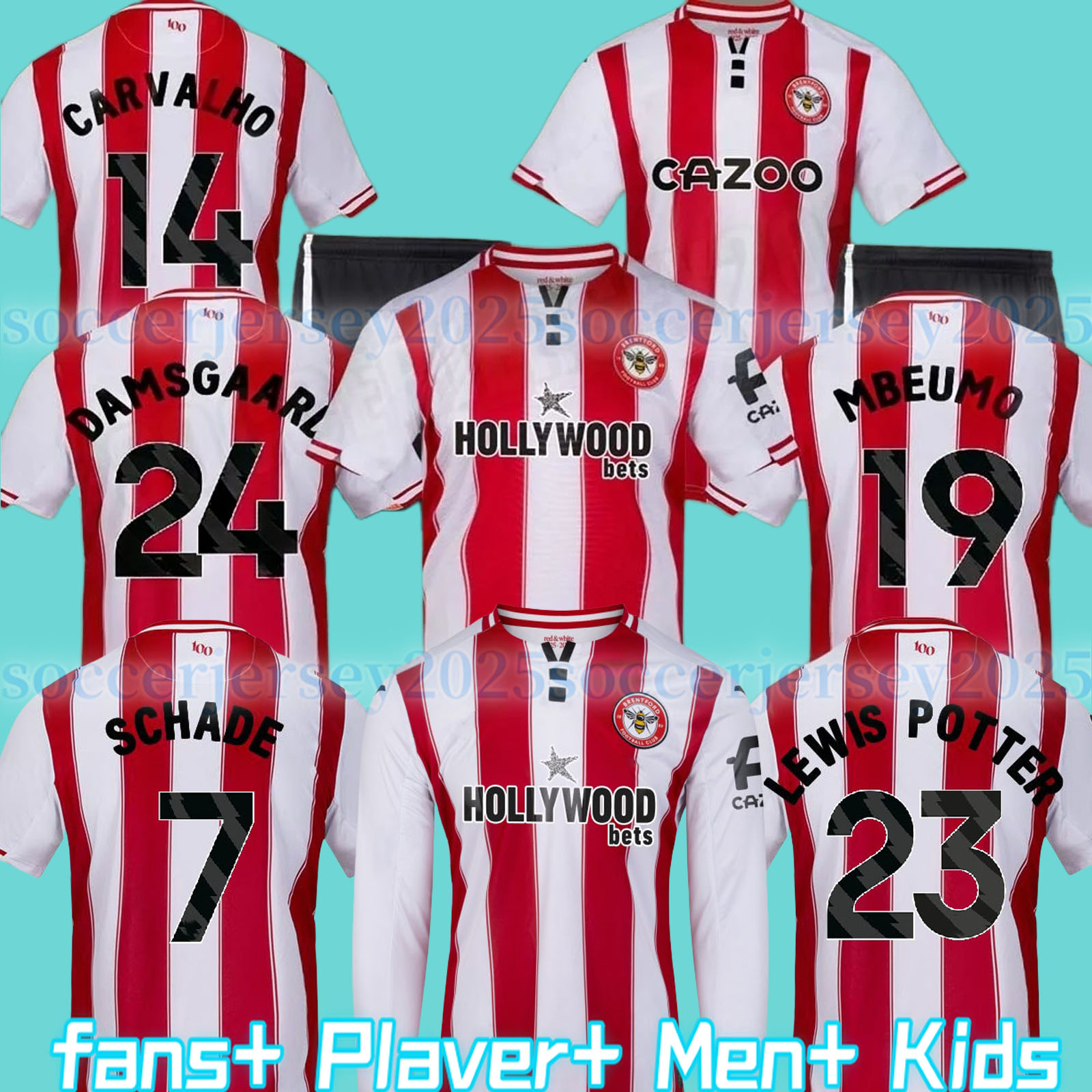 25 26 brentfordES home away soccer jerseys 2025 2026 adult WISSA toney MBEUMO AJER henry SCHADE football shirts men kids kit