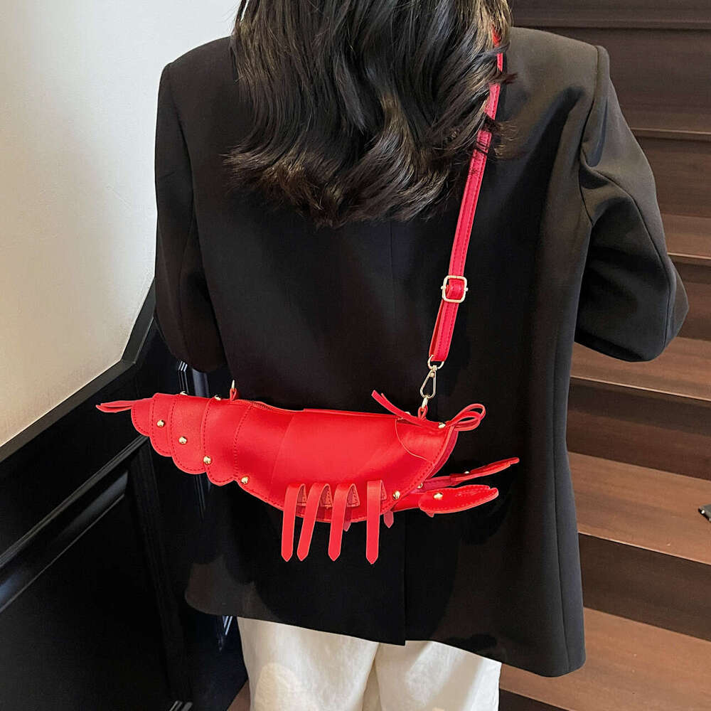 Track Crawfish New Cute Handbag Korean Style Personality Women's Trendy Girl's Shoulder Bag