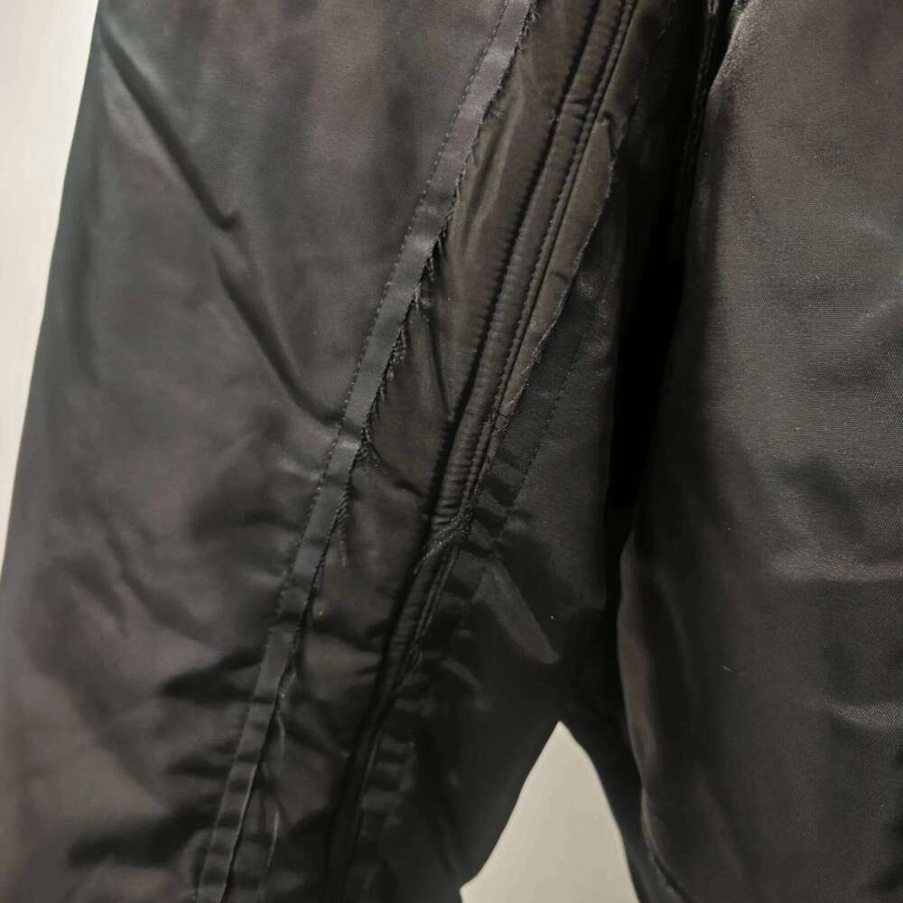 PFNW Winter New Black Cotton-Padded High Street Fashion Hooded Pocket Niche Design Cotton Jacket With Multiple Zippers 12C1161 250701 250701