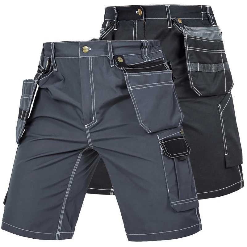 Men Casual Shorts Fashion Multi Pocket Cargo Pants Knee Length Work Casual Short Pants Size 5XL W250705