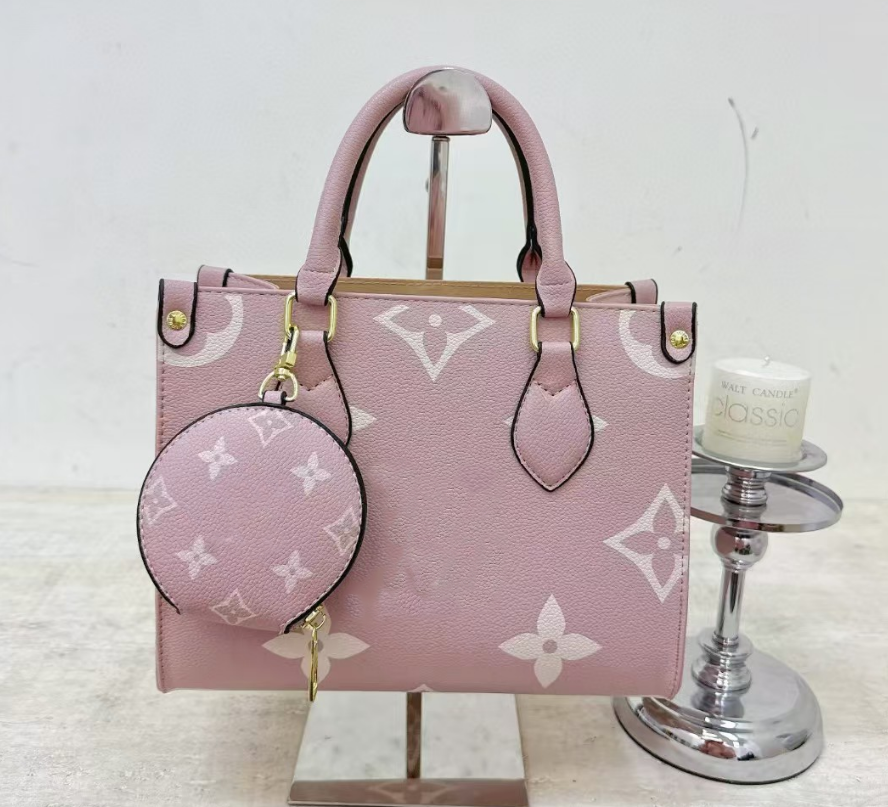 10A Designer Bag On the go Womens Bags Embossed Black Flower Large Capacity GM MM Leather The Tote Bag Fashion Women Shoulder Bag luxury Handbags Lady Crossbody Purse L