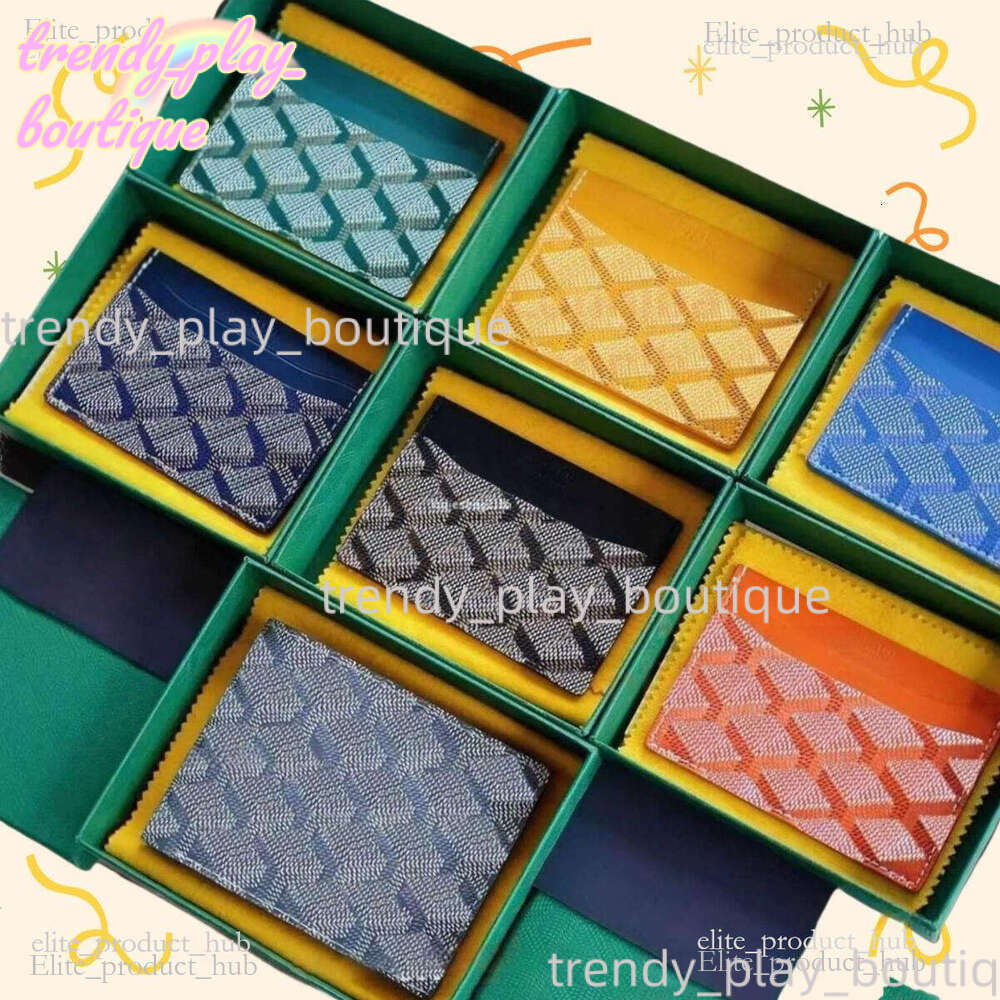 2025 AAA Genuine Leather Card Holder Goly Yardtly Bag Designer Wallets Luxury Fashion Coin Purses Cardholder Womens Mens Passport Pouch ID Case Gos Yards Wallets 8F8