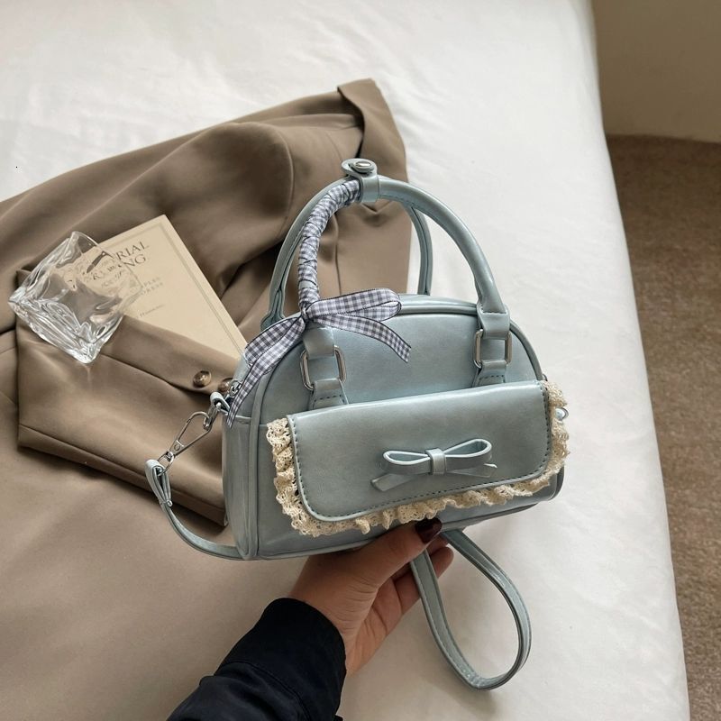 Women s bow trend bag spring and summer new fashion handbag bowling bag designer bag trend multifunctional women s crossbody bag