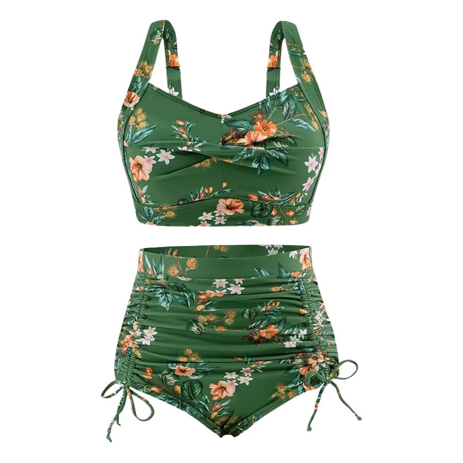 Fashion Womens Beach Bikini Set New In Bikini Sets For Women Swimsuit Tankini Swimsuit 2025 Summer Beachwear Bather XJ250624