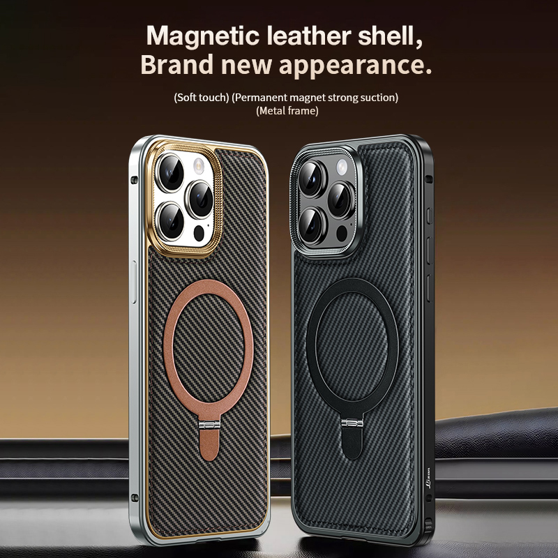 High-Density Aramid Smartphone Sleeve for Model iPhone 16 Series- Supports Contact-Free Recharge