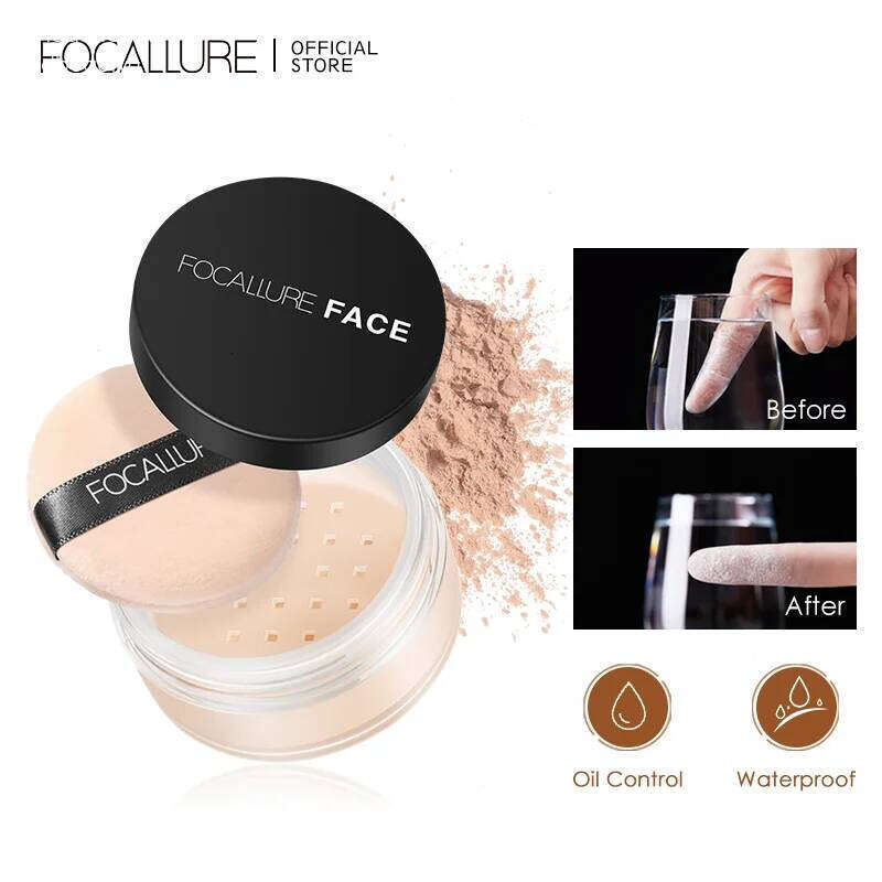Focallure Invisible Finish Setting Translucent Natural Soft Makeup Oil Control Face Loose Powder X250705