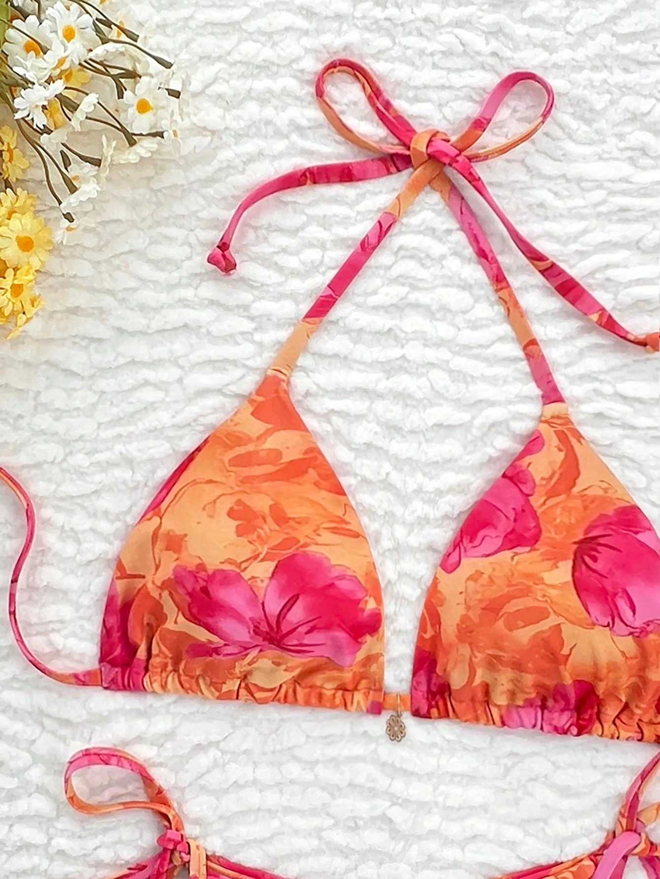 Bikini Set Contrasting Niche Design Trendy Fashion Seaside Vacation XJ250624