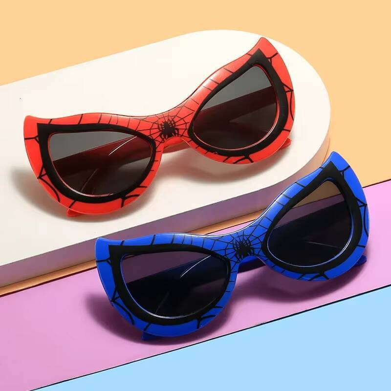 Kids Spider Sunglasses Boy Girl Cat Eye Flexible Sun Glasses UV400 Anti UVA UVB Sunshades Outdoor Goggles ddmythur Z260305
