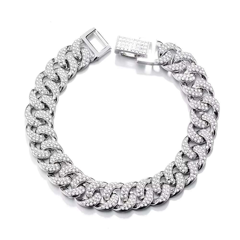 Wholesale Price Cuban Link Chain 925 Sterling Silver Cuban Bracelet