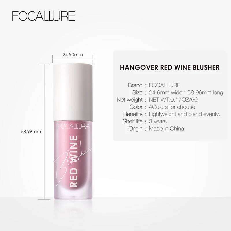 FOCALLURE Face Liquid Blusher Natural Looking Matte Cheek Blush Cream Make Up FA89 X250705
