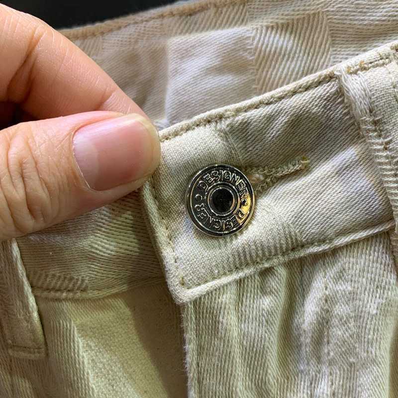 2025 Summer New Denim Shorts for Men Loose Straight Leg Trendy Fashion Mens Clothing Street Casual Five Quarter Pants W250705