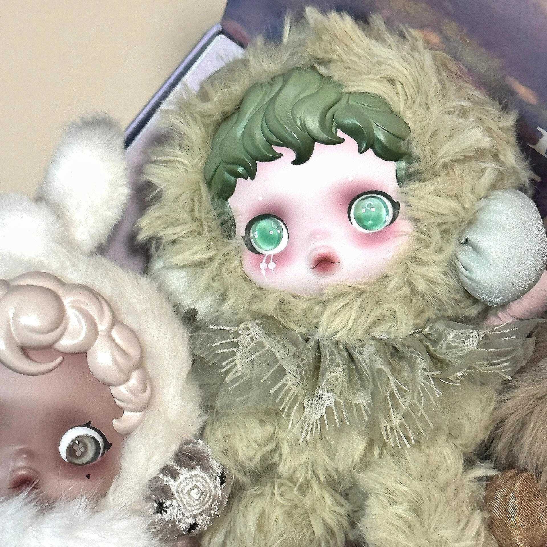 Genuine Skullpanda L Impressionnisme Series Vinyl Plush Blind Box Art Doll Model Decor Hanging Ornament Collectible Toy Fans Gift XJ250705
