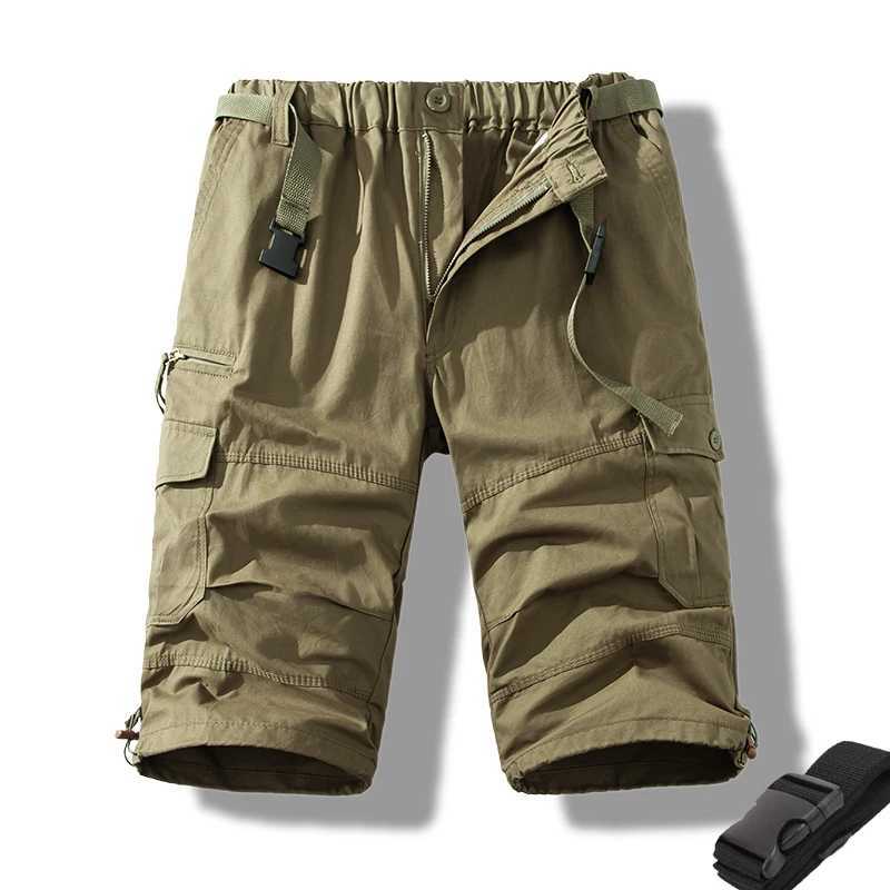 Tactical Cargo Shorts Men Casual Sports Shorts Man Hiking Fishing Joggers Long Shorts W250705