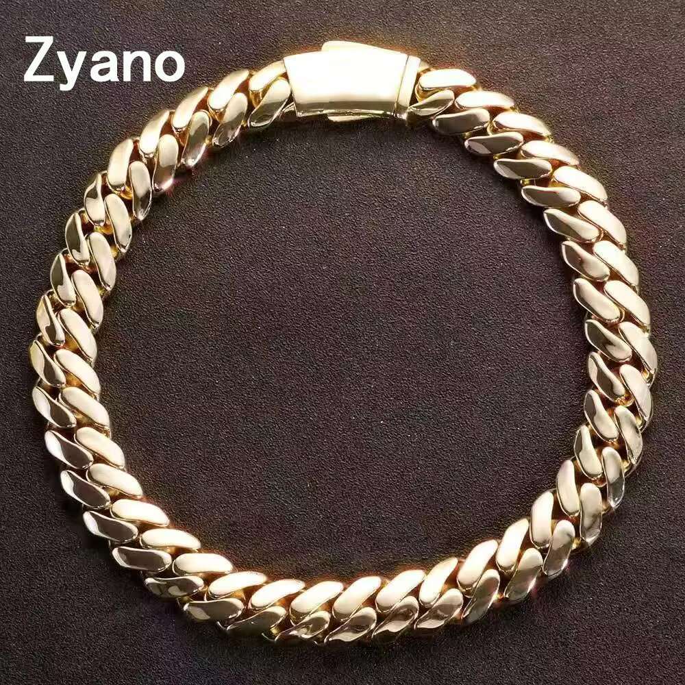 Mens Hip-hop Icy Shine Necklace | Gold-Plated Cubic Zirconia Tennis Chain | Butterfly-Shaped Brass Cuban Chain