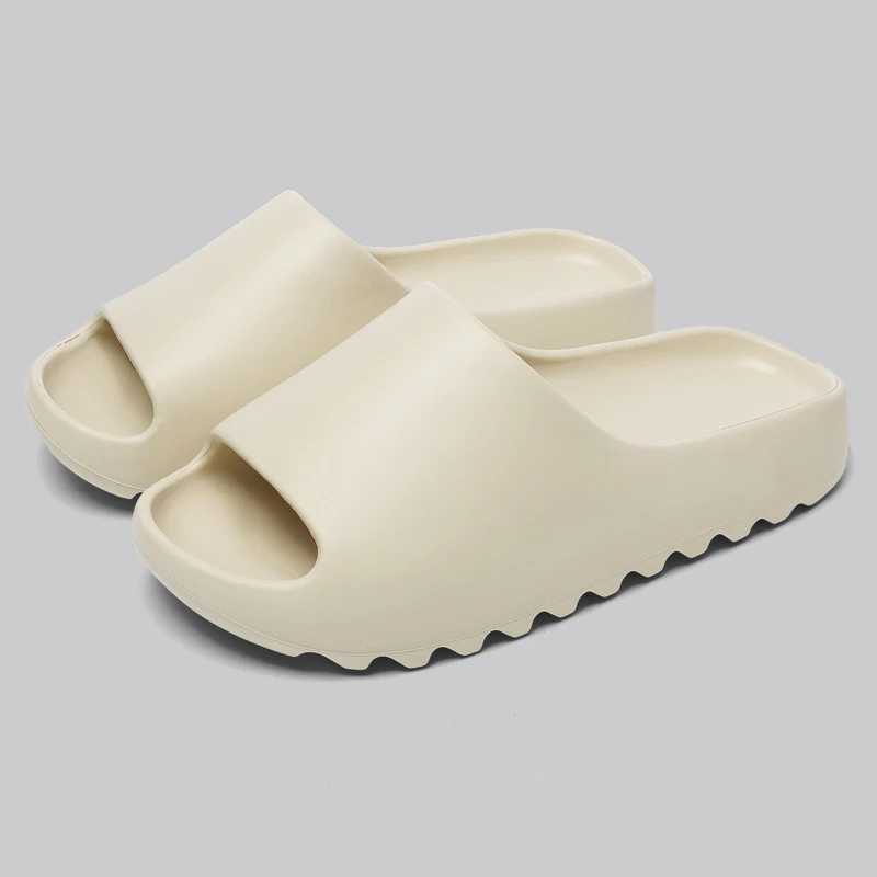 Summer Beach Non Slip EVA Slippers Women Comfort Soft Sole Pillow Slides Woman Lightweight Thick Platform Home Flip Flops 2024 XJ250704