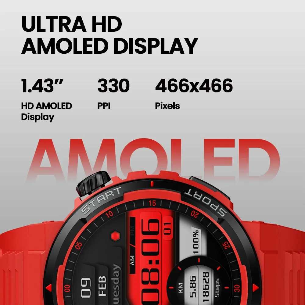 New Zeblaze Ares 3 Plus 1.43 HD AMOLED Display Voice Calling Smartwatch New 3D Interactive Health Fitness Tracking Smart Watch XJ250705