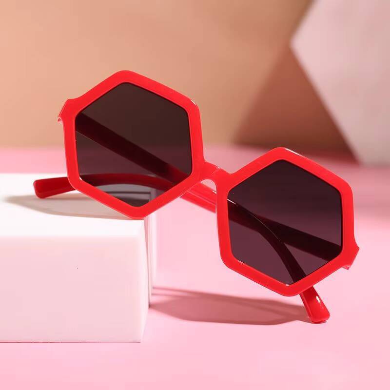 New Boy Girl Fashion Square Sunglasses Children Vintage UV Protection Sun Glasses Cute Kids Hexagonal Eyewear UV400 Gafas De Sol ddmythur Z260305