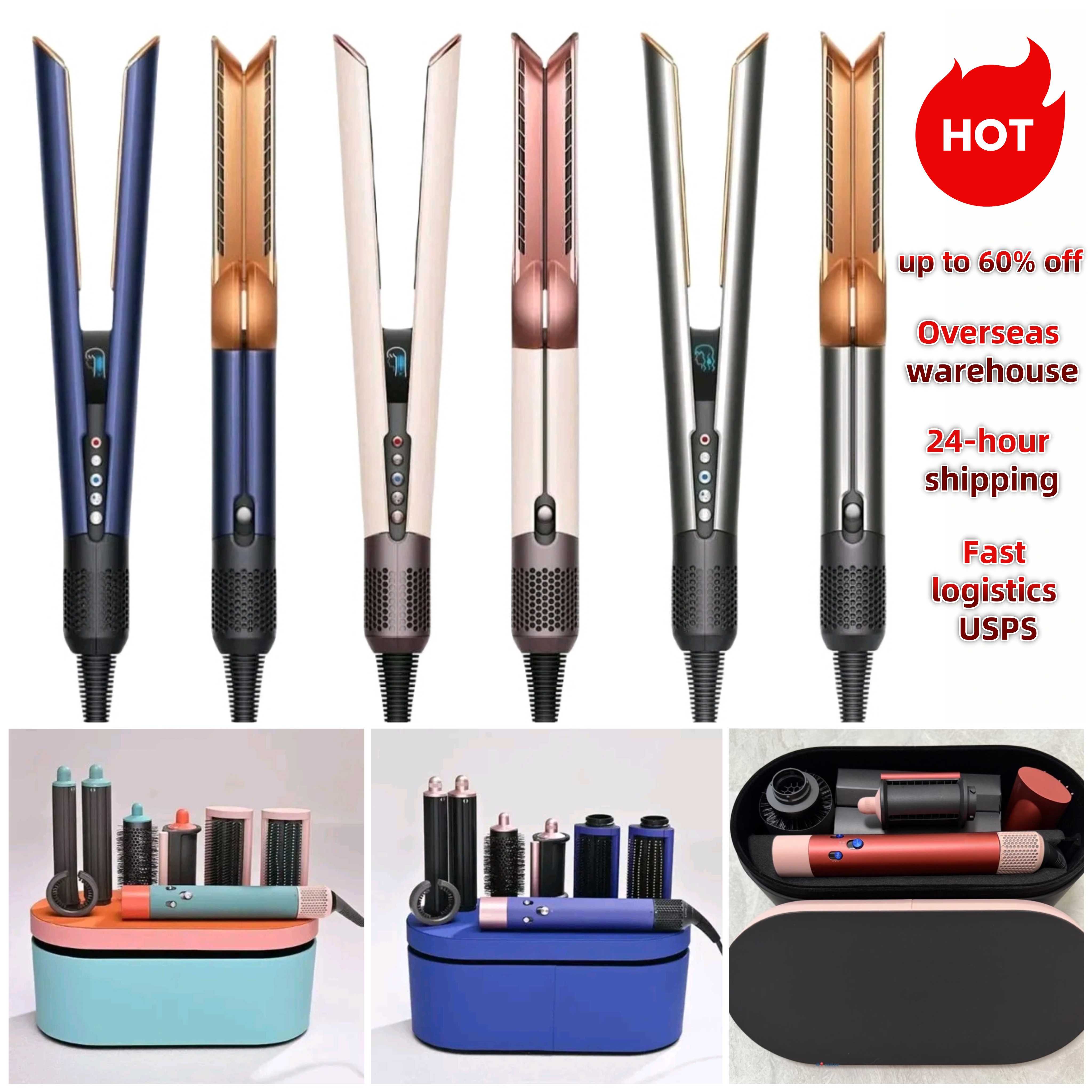 Hair straightener HT01 hair dryer curling iron HS05 constant temperature hair care styling household tool multifunctional hair design salon tool
