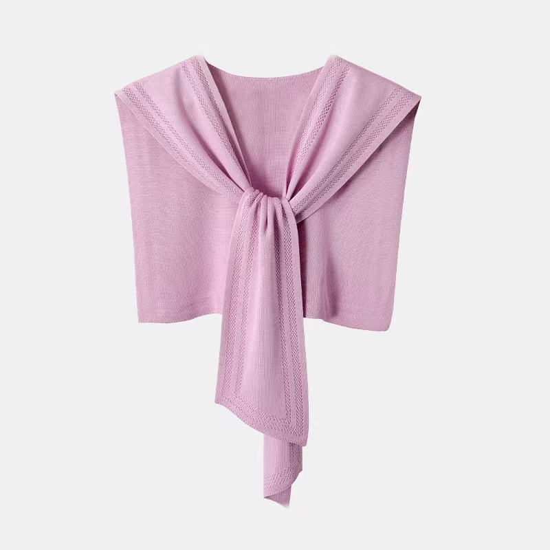 T1134 new spring and summer knitted purple small shawl female outerwear air-conditioned room jacket shoulder