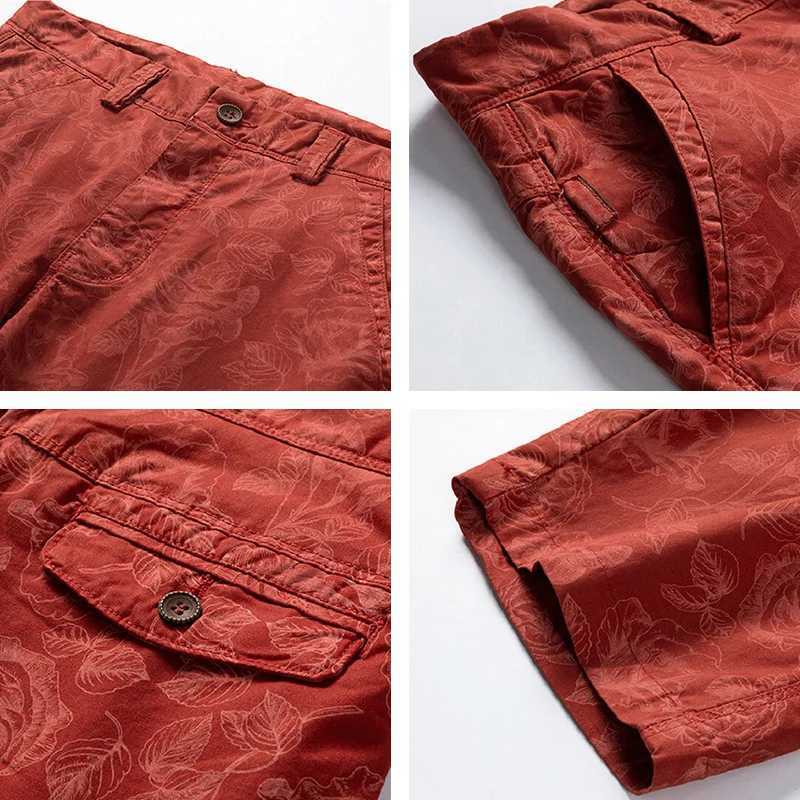 Men Solid Cargo Shorts Summer Mens Fashion Cotton Military Shorts Outdoor Bermuda Quick Dry Joggers Shorts Male Plus Size 38 Hot W250705