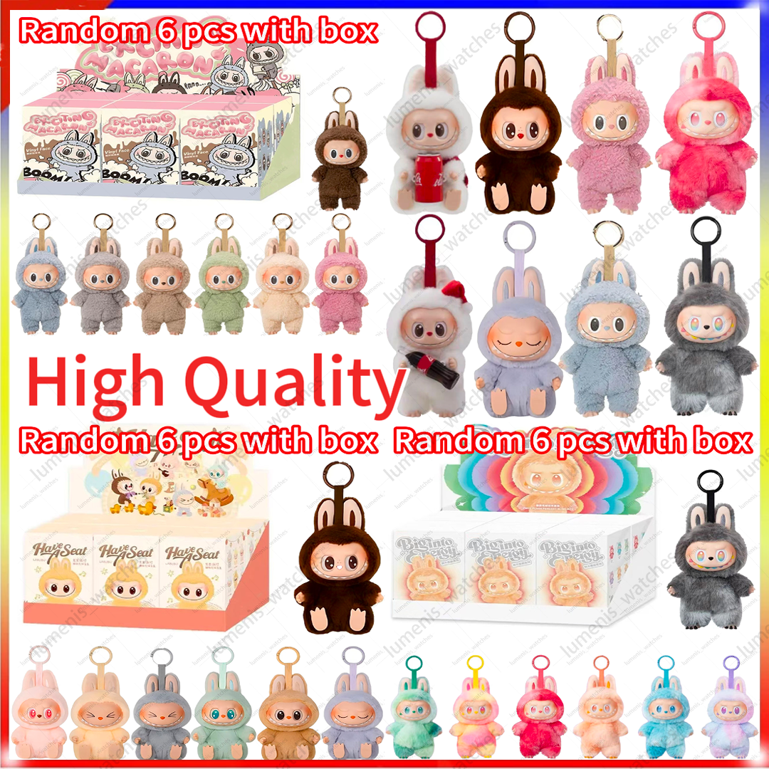 High qulity 100% labubu Labubu V3 V2 V1 Monsters Big Into Energy SeriesBlind Box Kawaii Figure Keychain Decor Gift blind bag 17*8 popmart doll for children