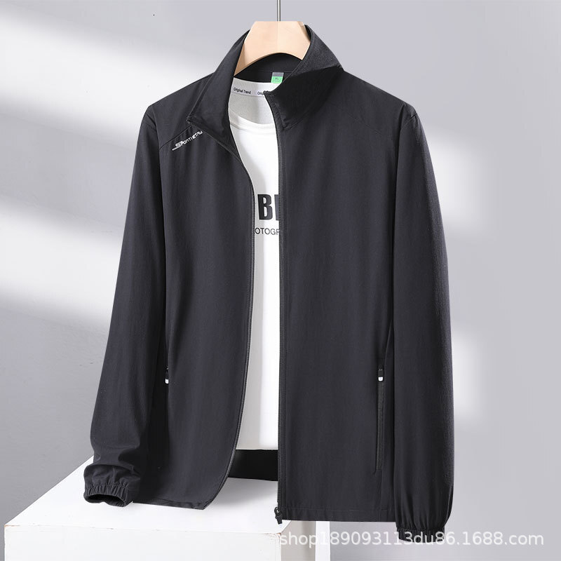 New Ice Silk Summer Men's Outdoor Skin Quick-Drying Breathable Sun Protection Clothing Anti-UV Jacket Women
