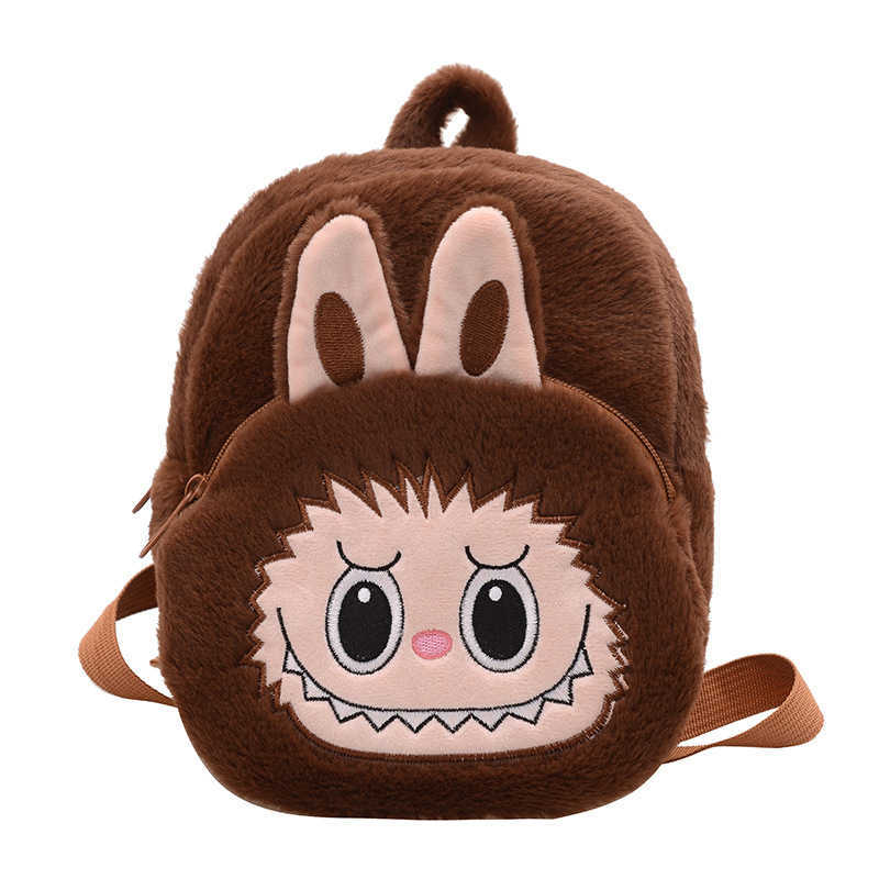 Labubu Plush Bag Animal Doll Backpack Cartoon Cute Pop Mart Backpack L250705RNIK