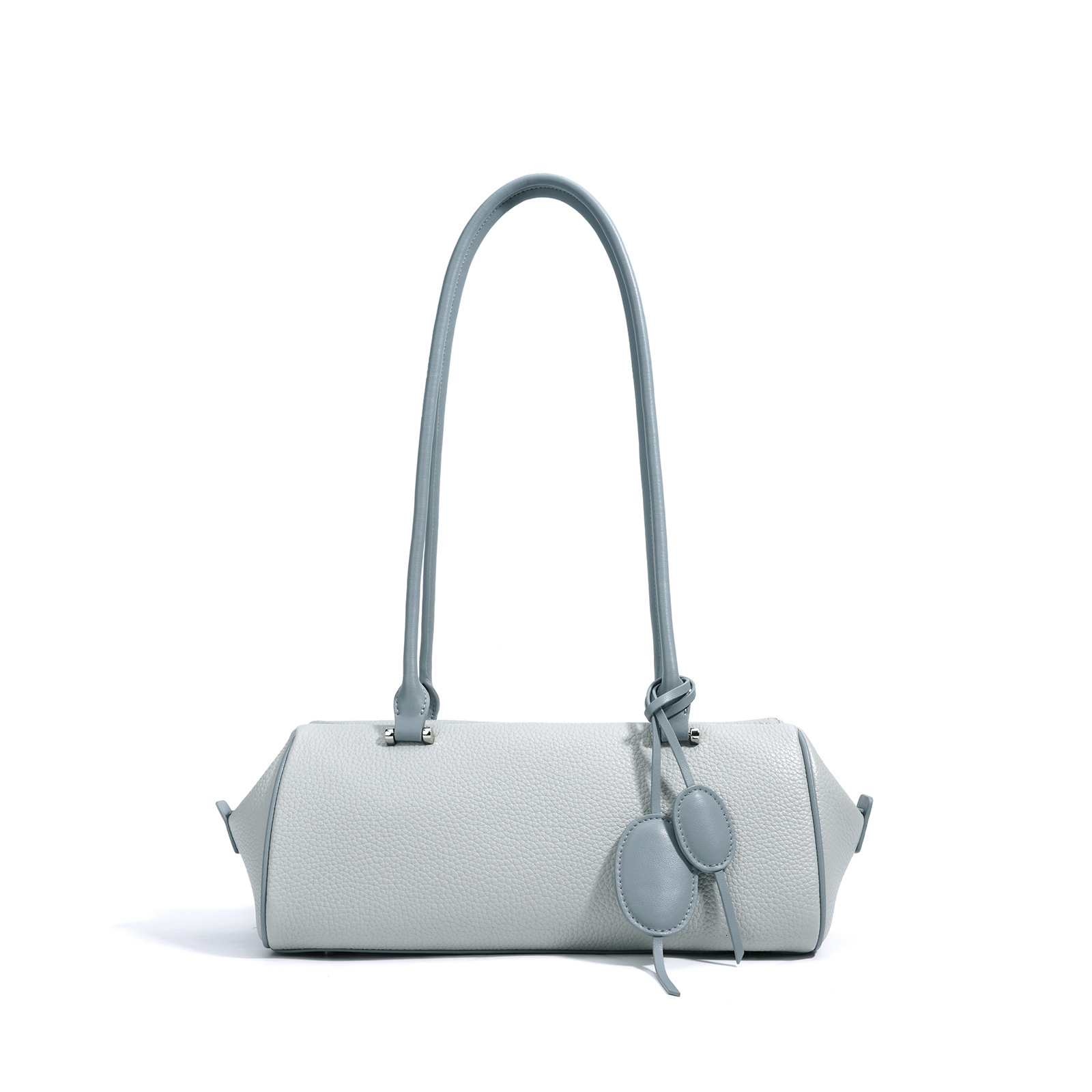 Free shipping designer 2025 Exquisite Pendant High-end Niche Design Shoulder Bag Light Luxury Genuine Leather Simple Handbag Women Commuter Baguette B