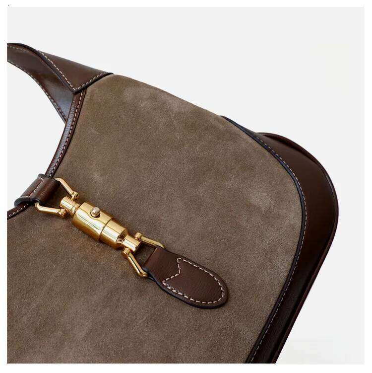 UBELLIN Suede for Women 2024 Designer Real Leather Ladies Hand bags Small Single Shoulder Flap Bags