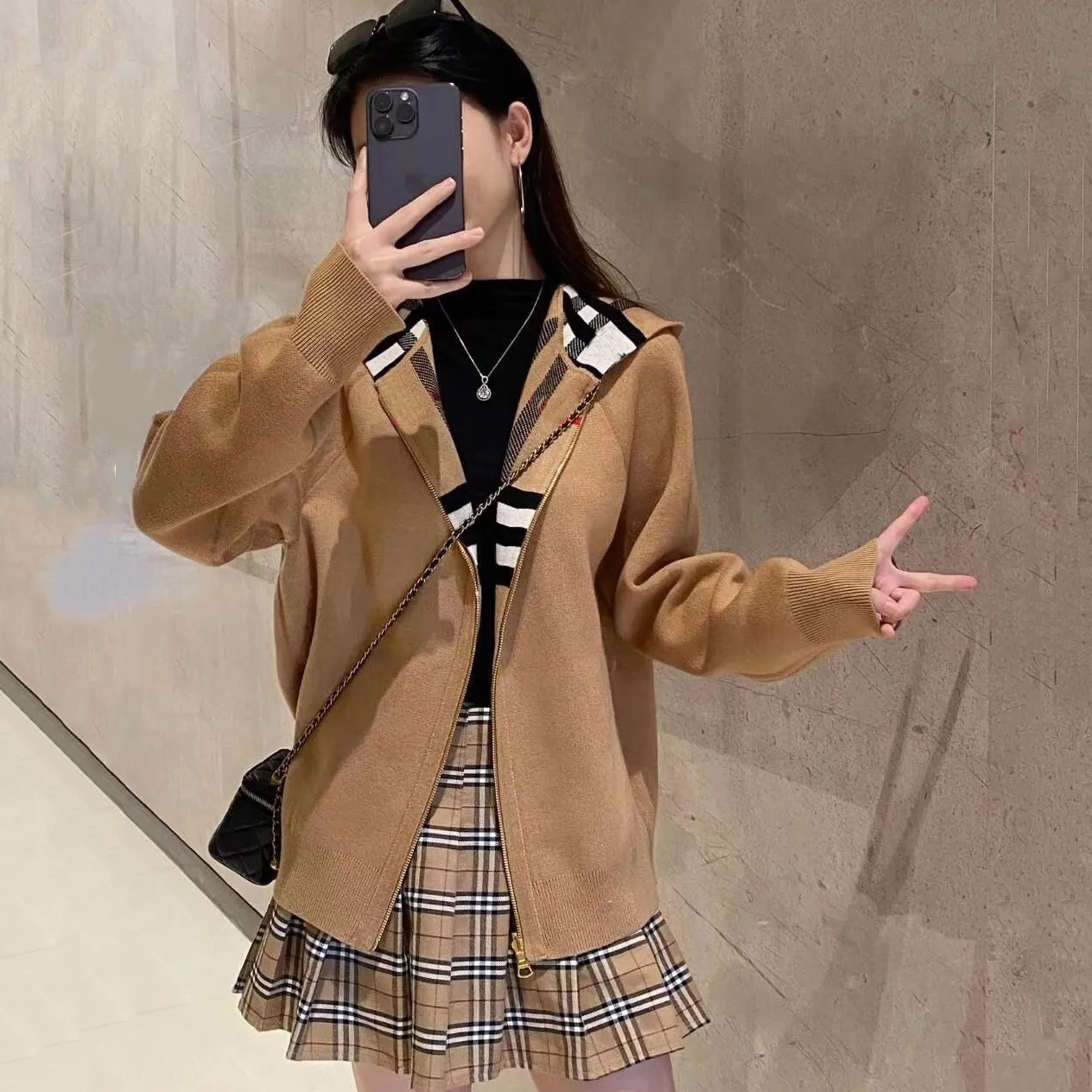 Bur Berrylapel Woman Outerwear Jackets Slim Sweatshirts brand Womens Designers Jacket Classic Yellow Long Sleeve Coats Wear jackets on both sides B80E