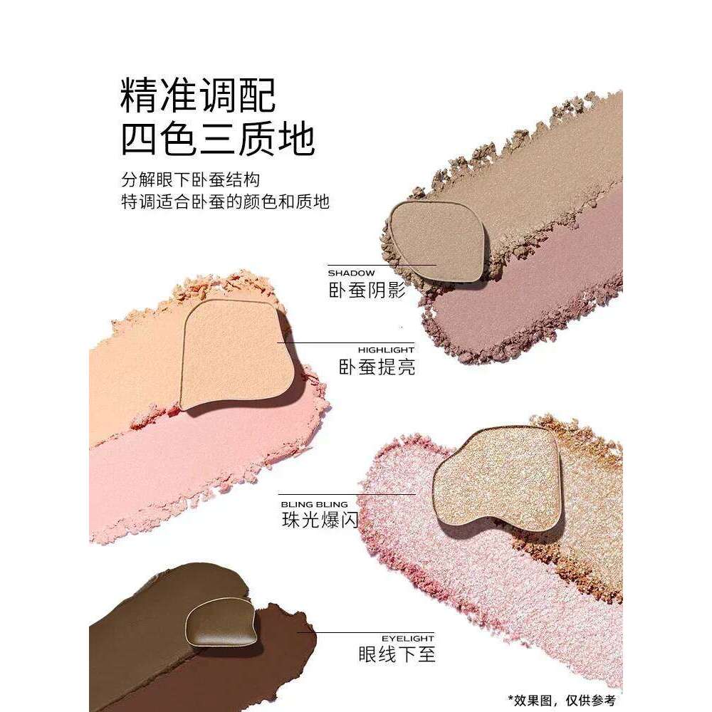Little Ondine 4Color Blush Eyeliner Eyeshadow Highlight Contour Palette Eyes Makeup Beauty