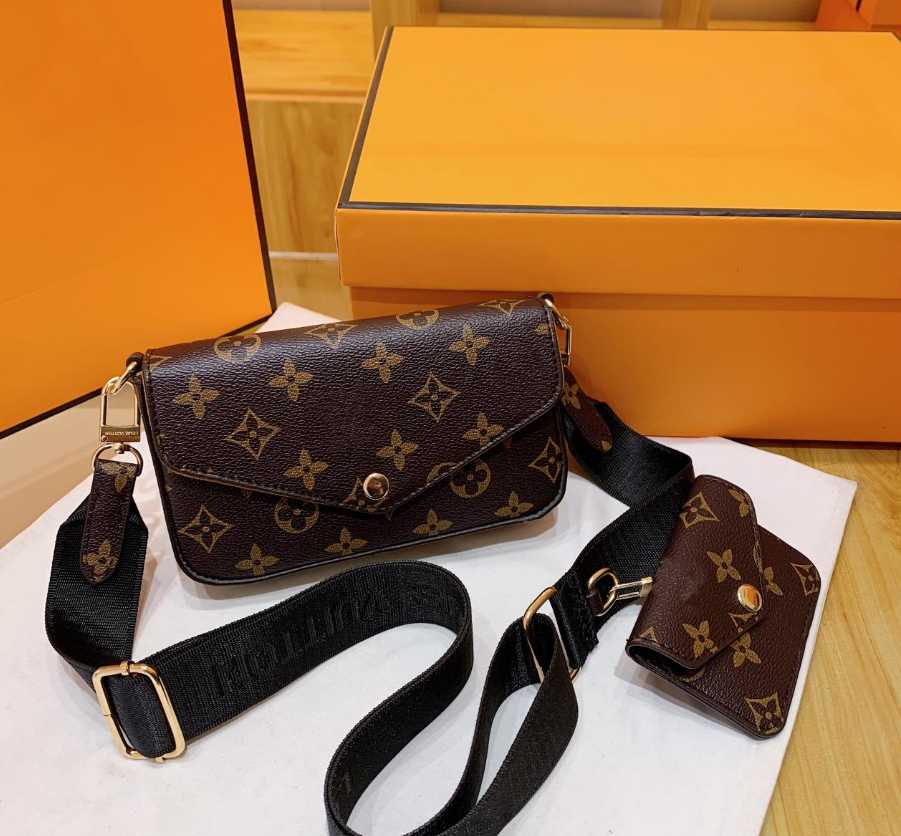 Luxurys Designer Bag 3 Multi FELICIE POCHETTE Chain Bags Handbags Crossbody Purse Fashion Women Shoulder Bags Ladys The Totes Bag Wallet Female backpack
