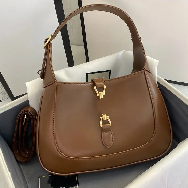 shoulder Underarm bag Designer Jackie bag leather purse for women evening Bag wallet Bag lady brown City Bag Handbag Luxury Clutch Crossbody Crescent Bag
