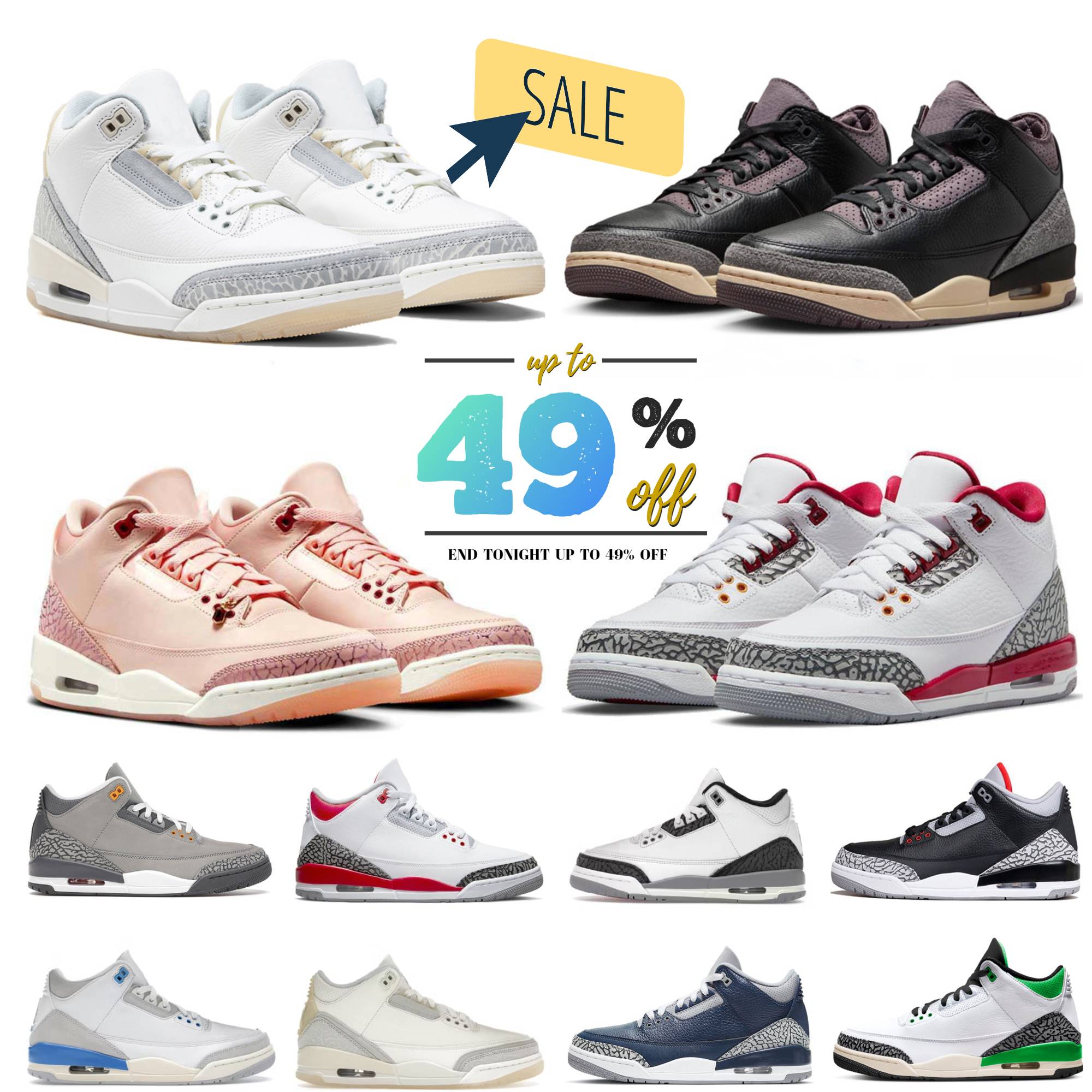 Designer 3s Jump Black Cat Basketball Shoes Mens Women Valentine's Day Seoul 2.0 Lucky Shorts Pure Money Craft Ivory White Black Cement Cool Grey Mans Trainers Sneakers