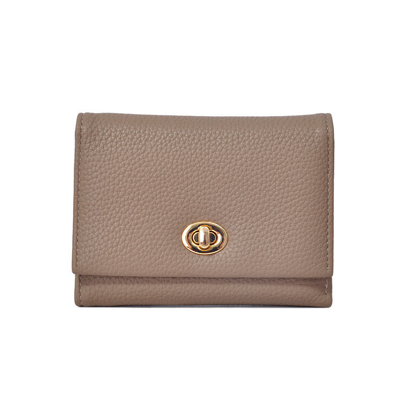 Women's Short Wallet New Korean Style Fashion Solid Color Simple Folding Wallet Multi Card Slot Designer Wallet Coin Wallet Wholesale