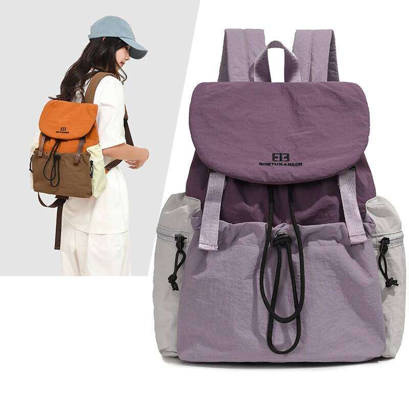 Water-Resistant Lightweight Hiking Backpack College Students - Dual-Shoulder Bag for Outdoor Trekking, Sports, Travel
