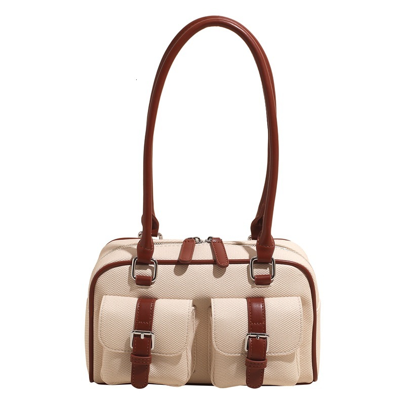 Vintage beige women s pillowcase New Year trend commuting handbag designer bag large trend capacity women s shoulder bag women s crossbody bag