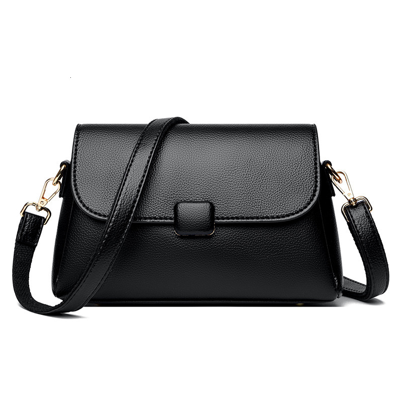 New women s handbag soft leather crossbody bag designer bag large capacity single shoulder crossbody trend bag trend women s single shoulder bag