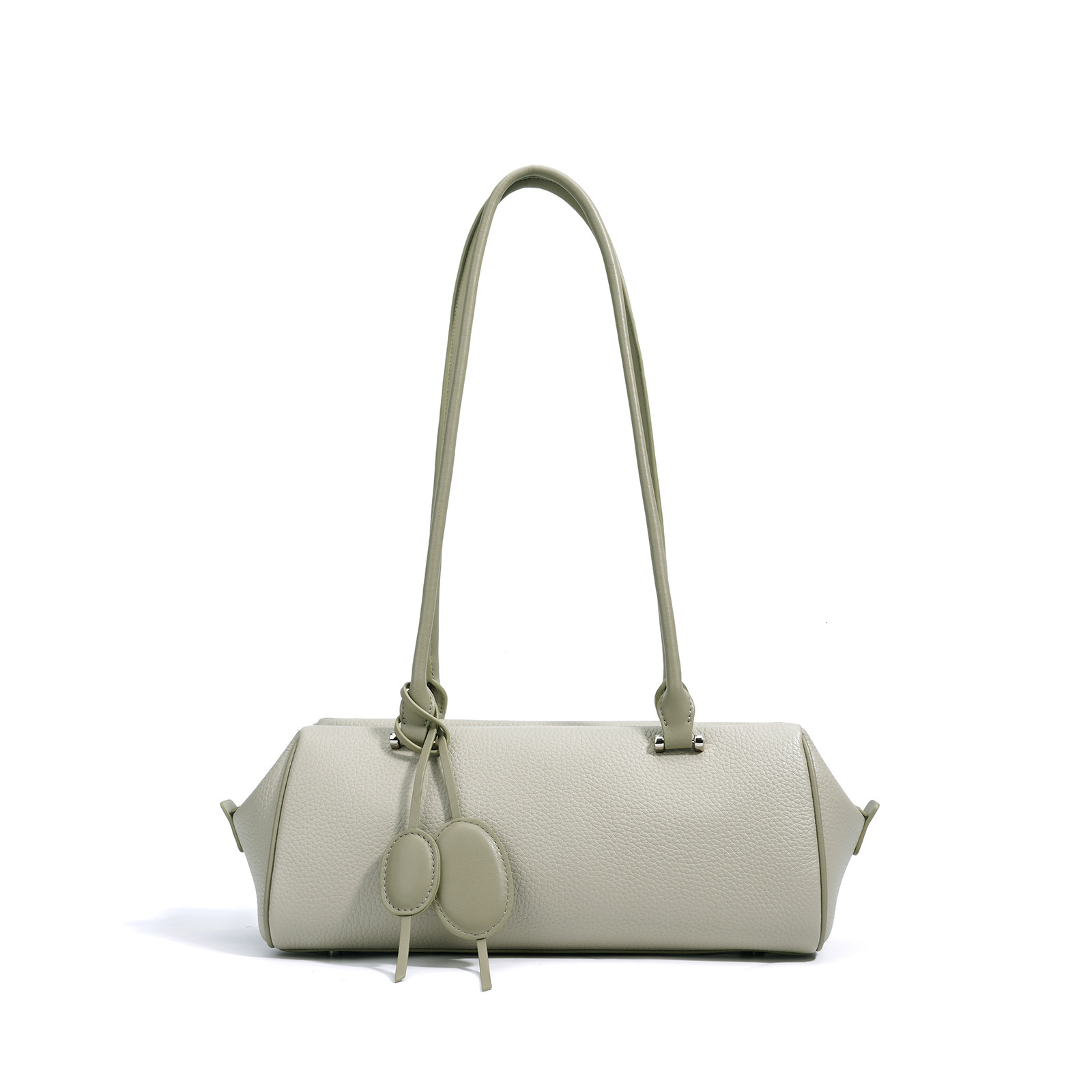 Free shipping designer 2025 Exquisite Pendant High-end Niche Design Shoulder Bag Light Luxury Genuine Leather Simple Handbag Women Commuter Baguette B