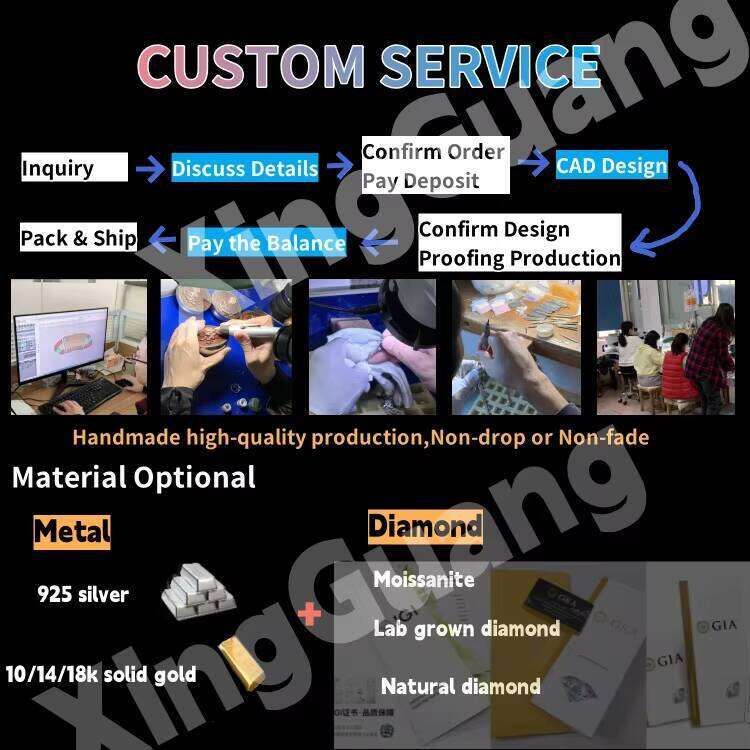 Hiphop Real Sier Gold Plated VVS D GRA Moissanite Lab Dia Fine Jewelry Rings Custom for Men Women