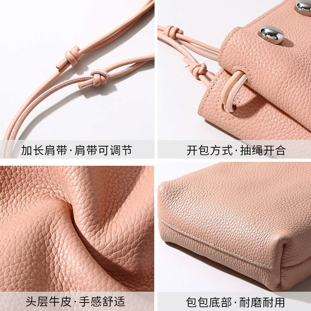 Luxury designer's new stylish minimalist style leather ladies travel fresh shoulder crossbody bag