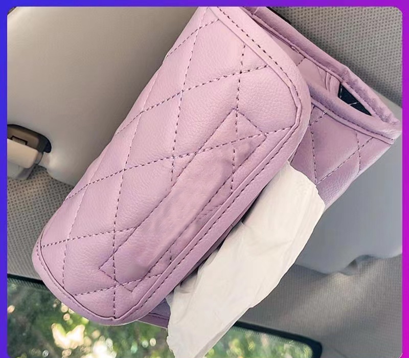 Car Tissue Box with Cute Design for Interior Decoration