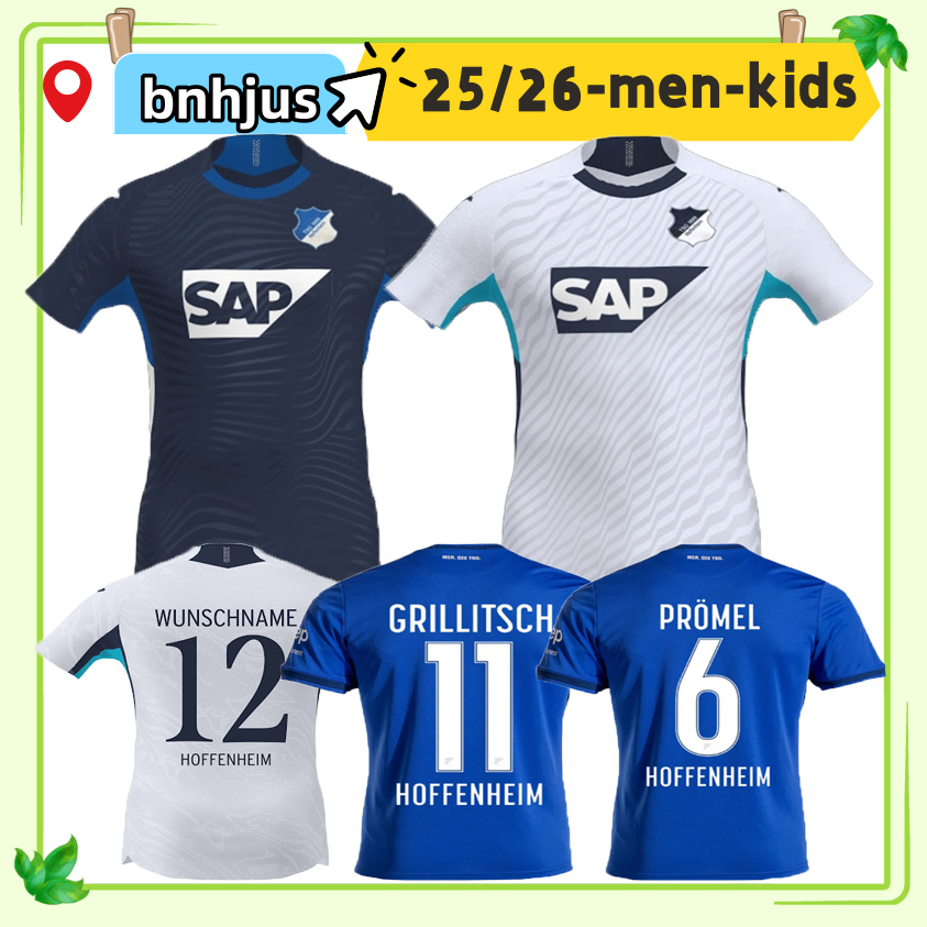 2025 2026 Hoffenheim Soccer Jerseys HLOZEK KRAMARIC BULTER 2025 2026 MOKWA TABAKOVIC KADERABEK STACH ORBAN MOERSTEDT TOHUMCU TOURE Football Shirts Men Uniforms