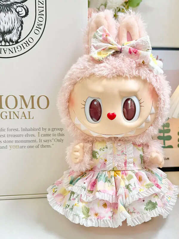 2025 New 38Cm Vinyl Doll Clothes Plush Toy MOKOKO Sweetheart Labubu
