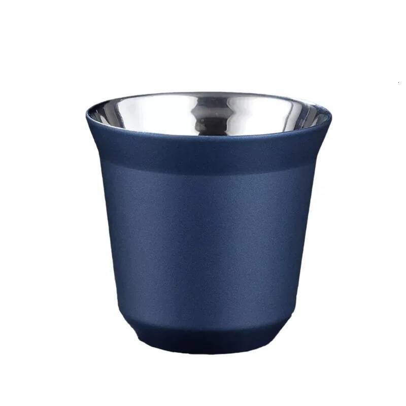80ml Double Wall Stainless Steel Espresso Nespresso Pixie Insulation CupShape Cute Capsule Thermo Cup Coffee Mugs high-quality