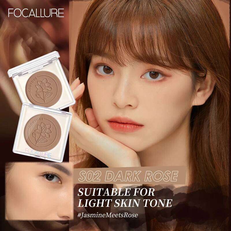FOCALLURE 3 Colors Matte Brown Bronzer Contouring For Face Soft Powder Texture Easy to Blend Professional Women Cosmetics X250705