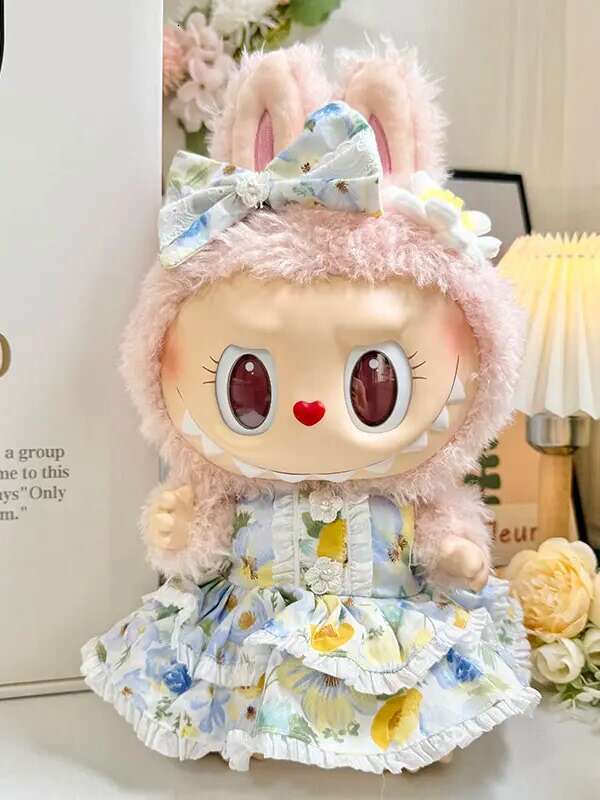2025 New 38Cm Vinyl Doll Clothes Plush Toy MOKOKO Sweetheart Labubu