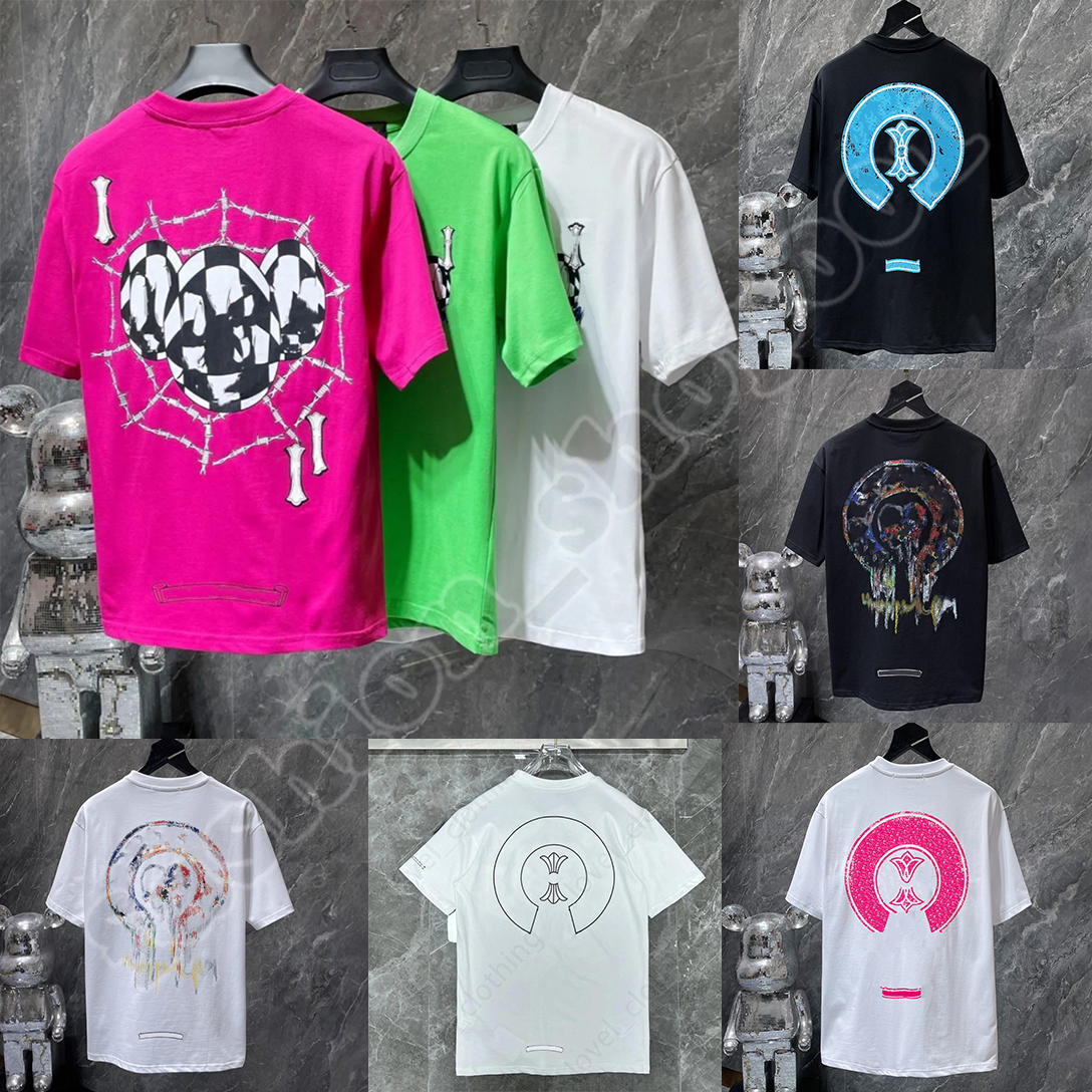 Mens t shirt designer t shirts graphic tee clothing Retro Diamond hipster fabric graffiti Lettering foil print Vintage coloeful oversized fitting ture size s-xl