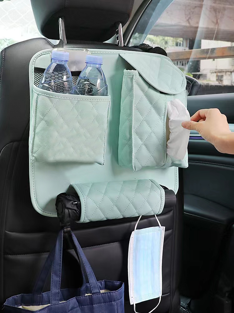 multifunctional car seat back storage bag for rear seats